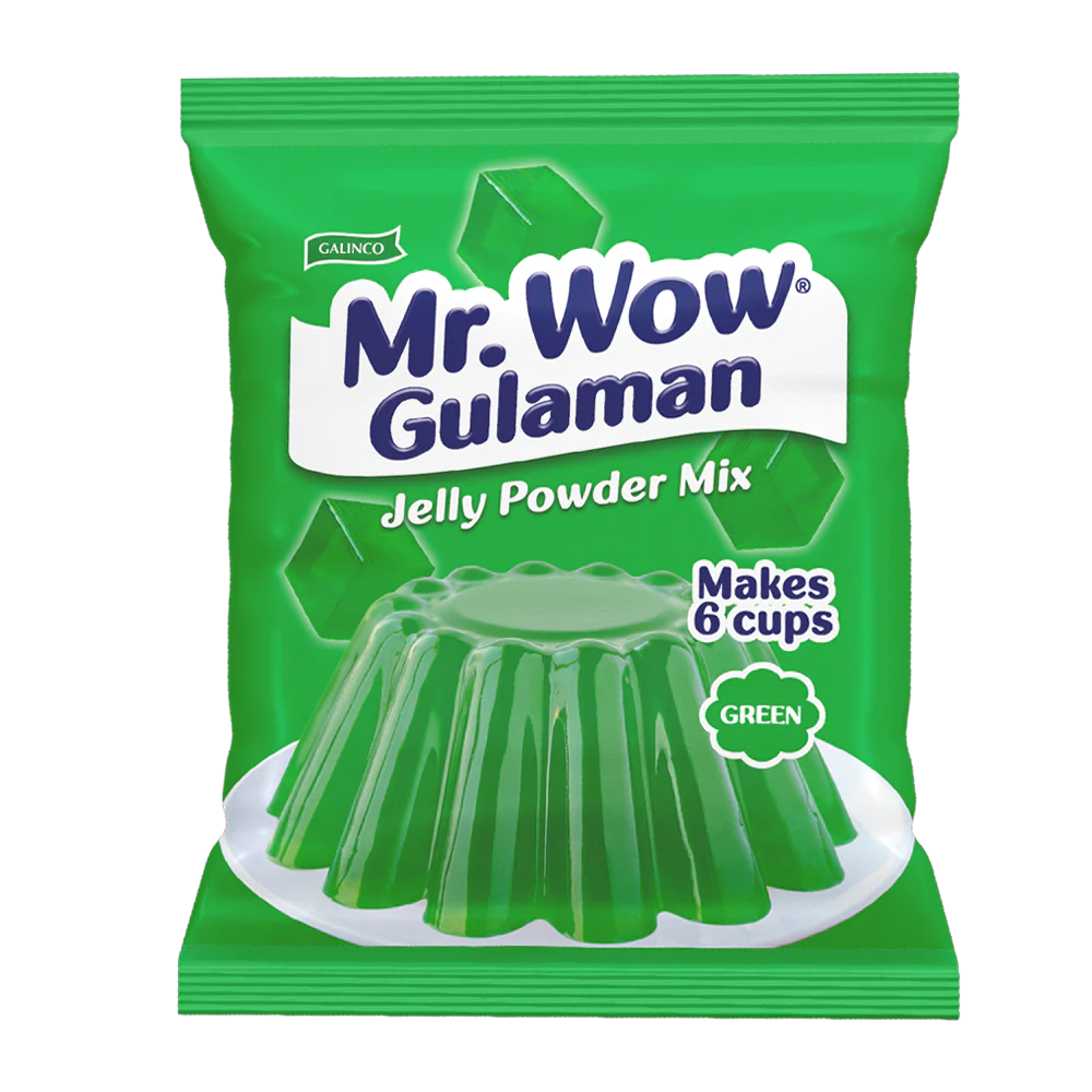 MR. WOW GULAMAN JELLY POWDER MIX GREEN 24G