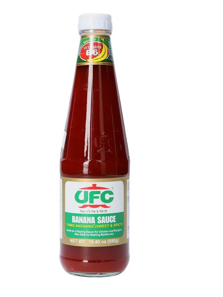 UFC BANANA SAUCE SWEET & SPICY 550G