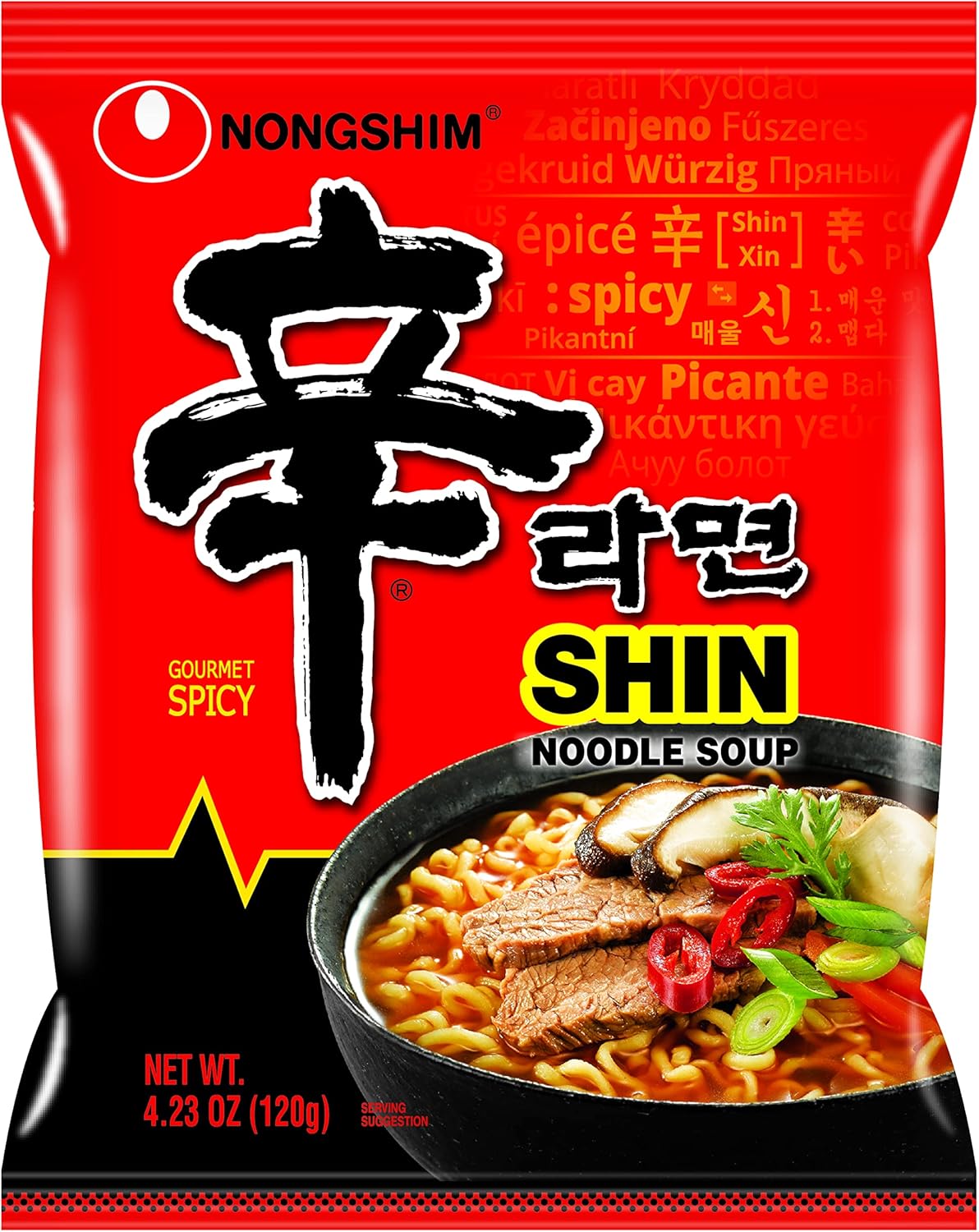 SHIN RAMYUN GOURMET SPICY NOODLES 120G