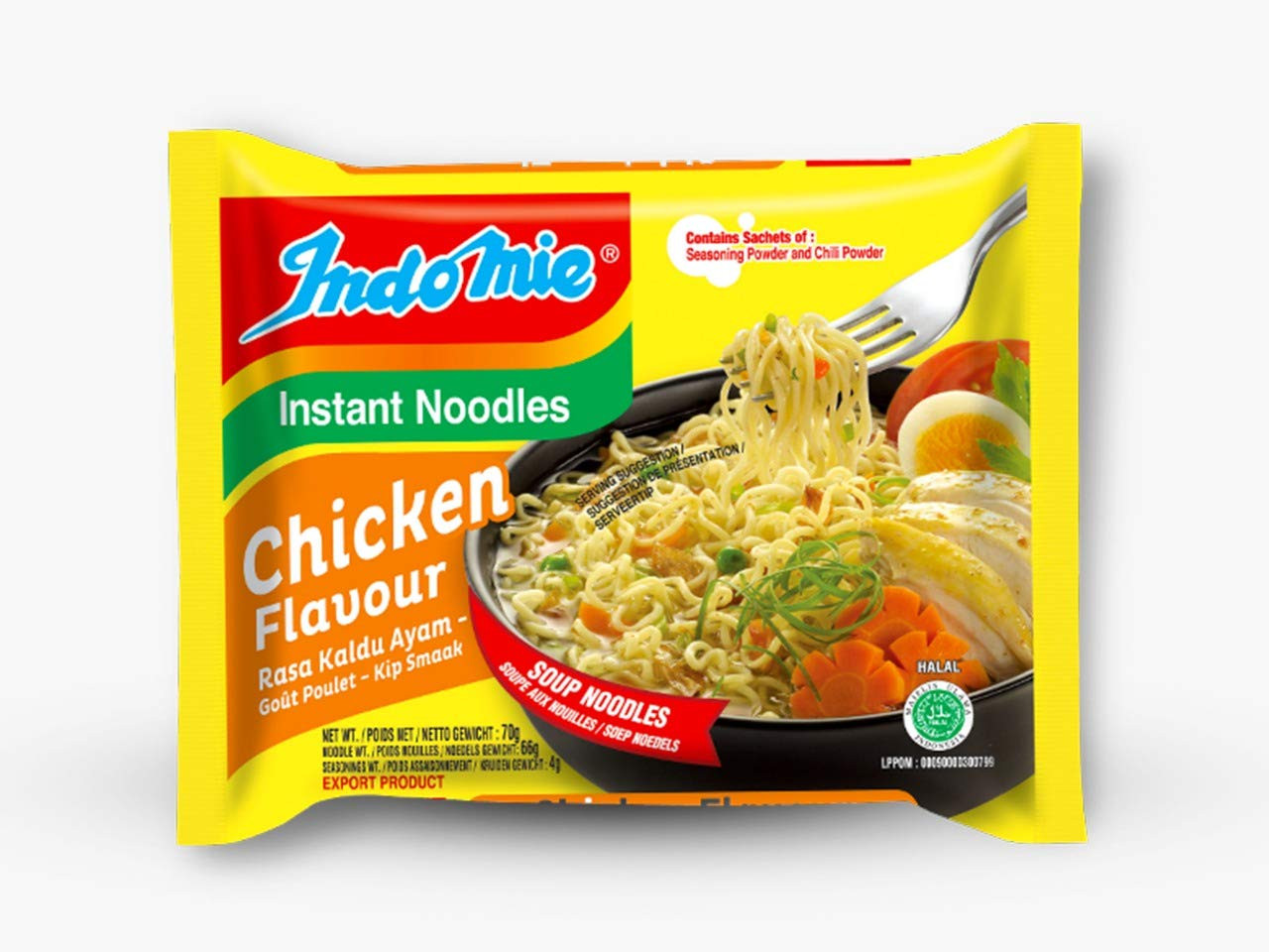 INDOMIE CHICKEN FLAVOUR INSTANT NOODLES 70G