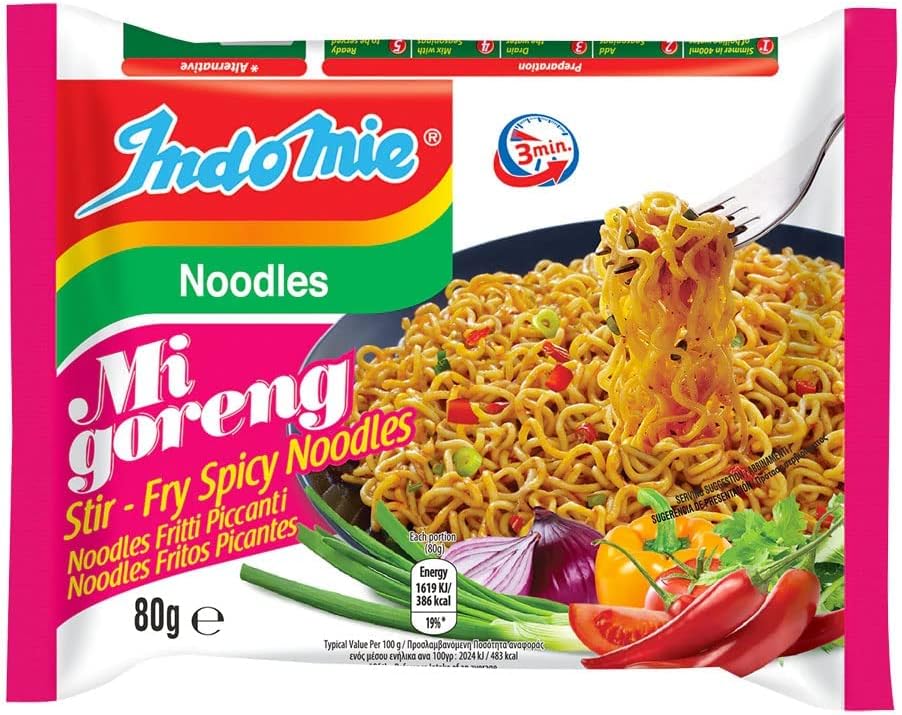 INDOMIE MI GORENG STIR FRY SPICY NOODLES 80G