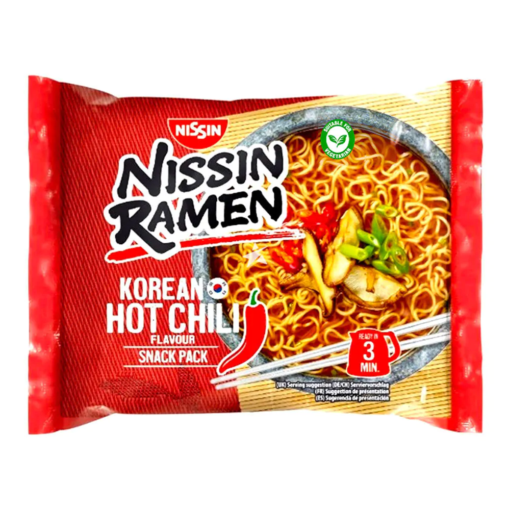NISSIN RAMEN KOREAN HOT CHILLI 65.2 G