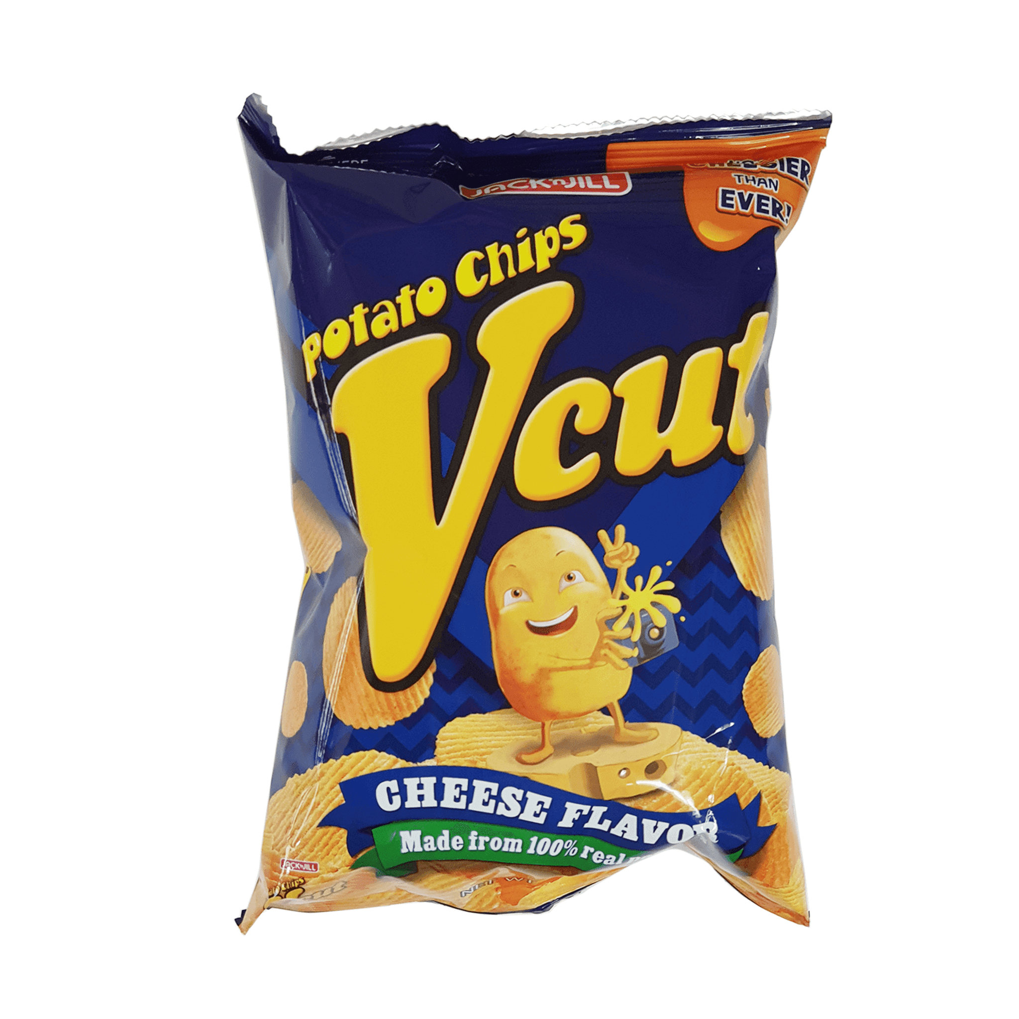 JACK'N JILL V‑CUT POTATO CHIPS CHEESE FLAVOR 60G